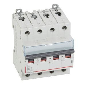 Wyłącznik nadprądowy S 304 4P B 32A 6000A serii DX3 | 407627 Legrand Wyłącznik nadprądowy S 304 4P B 32A 6000A serii DX3 | 407627 Legrand
