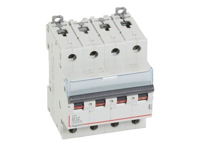 Wyłącznik nadprądowy S 304 4P B 32A 6000A serii DX3 | 407627 Legrand
