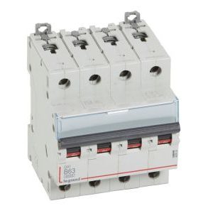 Wyłącznik nadprądowy S 304 4P B 63A 6000A serii DX3 | 407630 Legrand Wyłącznik nadprądowy S 304 4P B 63A 6000A serii DX3 | 407630 Legrand