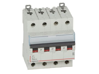 Wyłącznik nadprądowy S304 4P C 1A 6kA serii DX3 | 407920 Legrand