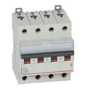 Wyłącznik nadprądowy S304 4P C 20A 6000A SERII DX3 | 407929 Legrand Wyłącznik nadprądowy S304 4P C 20A 6000A SERII DX3 | 407929 Legrand