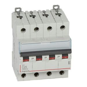Wyłącznik nadprądowy S304 4P C 25A 6kA serii DX3 | 407930 Legrand Wyłącznik nadprądowy S304 4P C 25A 6kA serii DX3 | 407930 Legrand