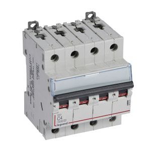 Wyłącznik nadprądowy S 304 4P C 4A 6000A serii DX3 | 407923 Legrand Wyłącznik nadprądowy S 304 4P C 4A 6000A serii DX3 | 407923 Legrand