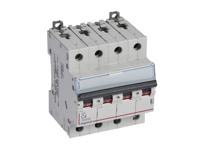 Wyłącznik nadprądowy S 304 4P C 4A 6000A serii DX3 | 407923 Legrand