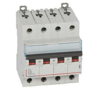 Wyłącznik nadprądowy S 304 4P C 6A 6000A serii DX3 | 407924 Legrand Wyłącznik nadprądowy S 304 4P C 6A 6000A serii DX3 | 407924 Legrand