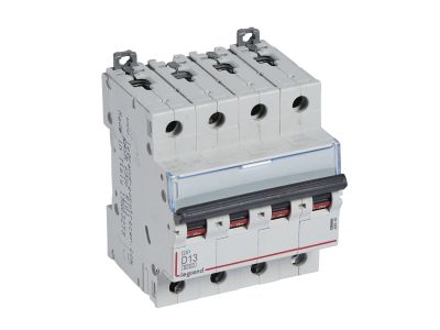 Wyłącznik nadprądowy S 304 4P D 13A 6000A serii DX3 | 408146 Legrand