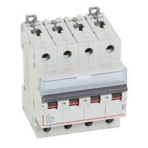 Wyłącznik nadprądowy S 304 4P D 16A 6000A serii DX3 | 408147 Legrand Wyłącznik nadprądowy S 304 4P D 16A 6000A serii DX3 | 408147 Legrand