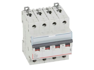 Wyłącznik nadprądowy S 304 4P D 50A 6000A serii DX3 | 408152 Legrand