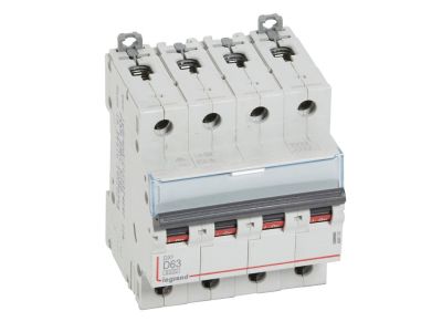 Wyłącznik nadprądowy S304 4P D 63A 6kA serii DX3 | 408153 Legrand