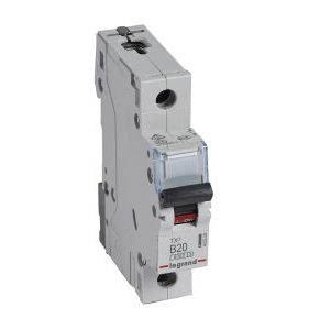 Wyłącznik nadprądowy S301 1P B 20A 6kA serii TX3 | 403358 Legrand Wyłącznik nadprądowy S301 1P B 20A 6kA serii TX3 | 403358 Legrand