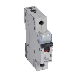 Wyłącznik nadprądowy S301 1P B 6A 6kA serii TX3 | 403353 Legrand Wyłącznik nadprądowy S301 1P B 6A 6kA serii TX3 | 403353 Legrand