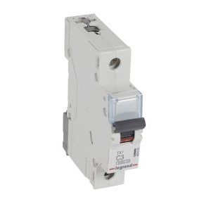Wyłącznik nadprądowy S301 1P C 3A 6kA serii TX3 | 403428 Legrand Wyłącznik nadprądowy S301 1P C 3A 6kA serii TX3 | 403428 Legrand