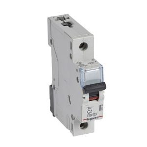 Wyłącznik nadprądowy S301 1P C 4A 6kA serii TX3 | 403429 Legrand Wyłącznik nadprądowy S301 1P C 4A 6kA serii TX3 | 403429 Legrand