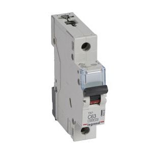 Wyłącznik nadprądowy S301 1P C 63A 6kA serii TX3 | 403440 Legrand Wyłącznik nadprądowy S301 1P C 63A 6kA serii TX3 | 403440 Legrand