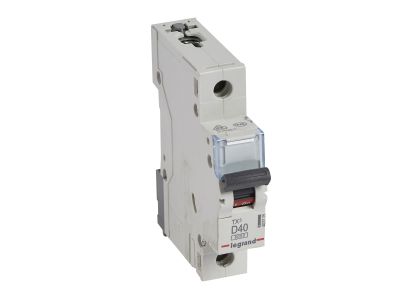 Wyłącznik nadprądowy S 301 1P D 40A 6000A serii TX3 | 403725 Legrand