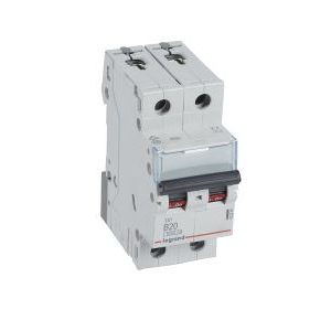 Wyłącznik nadprądowy S302 2P B 20A 6kA serii TX3 | 403388 Legrand Wyłącznik nadprądowy S302 2P B 20A 6kA serii TX3 | 403388 Legrand