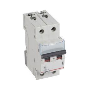 Wyłącznik nadprądowy S302 2P B 3A 6000A serii TX3 | 403381 Legrand Wyłącznik nadprądowy S302 2P B 3A 6000A serii TX3 | 403381 Legrand