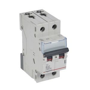 Wyłącznik nadprądowy S 302 2P B 32A 6000A serii TX3 | 403390 Legrand Wyłącznik nadprądowy S 302 2P B 32A 6000A serii TX3 | 403390 Legrand