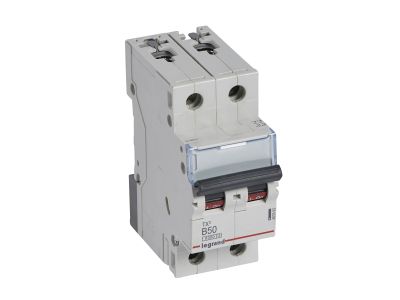 Wyłącznik nadprądowy S 302 2P B 50A 6000A serii TX3 | 403392 Legrand