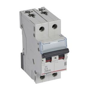 Wyłącznik nadprądowy S302 2P C 1A 6kA serii TX3 | 403520 Legrand Wyłącznik nadprądowy S302 2P C 1A 6kA serii TX3 | 403520 Legrand