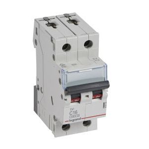 Wyłącznik nadprądowy S302 2P C 16A 6kA serii TX3 | 403528 Legrand Wyłącznik nadprądowy S302 2P C 16A 6kA serii TX3 | 403528 Legrand