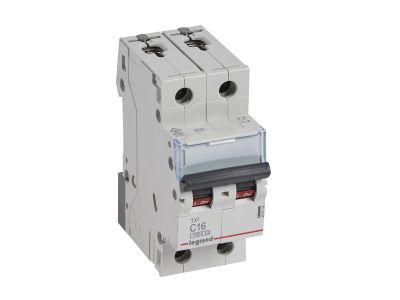 Wyłącznik nadprądowy S302 2P C 16A 6kA serii TX3 | 403528 Legrand