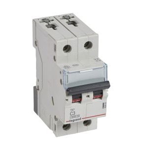 Wyłącznik nadprądowy S302 2P C 3A 6kA serii TX3 | 403522 Legrand