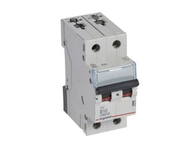 Wyłącznik nadprądowy S 302 2P D 0,5A 6000A serii TX3 | 403729 Legrand