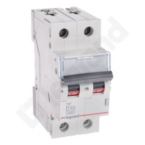 Wyłącznik nadprądowy S 302 2P D 13A 6000A serii TX3 | 403737 Legrand Wyłącznik nadprądowy S 302 2P D 13A 6000A serii TX3 | 403737 Legrand