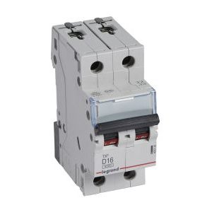 Wyłącznik nadprądowy S302 2P D 16A 6kA serii TX3 | 403738 Legrand