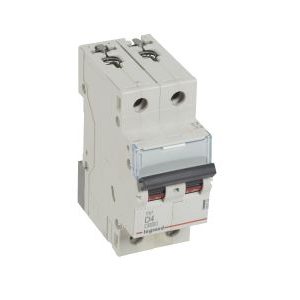 Wyłącznik nadprądowy S302 2P D 4A 6kA serii TX3 | 403733 Legrand Wyłącznik nadprądowy S302 2P D 4A 6kA serii TX3 | 403733 Legrand