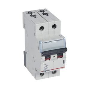 Wyłącznik nadprądowy S 302 2P D 40A 6000A serii TX3 | 403742 Legrand Wyłącznik nadprądowy S 302 2P D 40A 6000A serii TX3 | 403742 Legrand