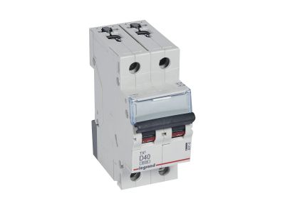 Wyłącznik nadprądowy S 302 2P D 40A 6000A serii TX3 | 403742 Legrand