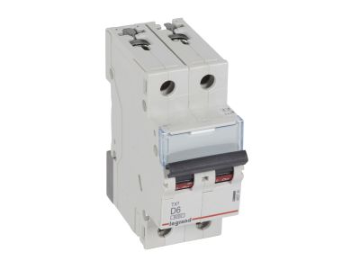 Wyłącznik nadprądowy S302 2P D 6A 6kA serii TX3 | 403734 Legrand