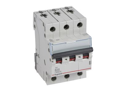 Wyłącznik nadprądowy S303 3P B 20A 6kA serii TX3 | 403403 Legrand