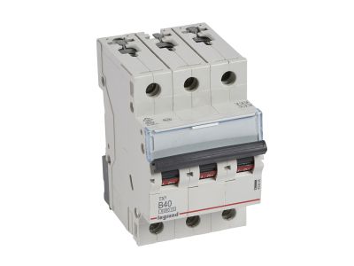 Wyłącznik nadprądowy S303 3P B 40A 6kA serii TX3 | 403406 Legrand