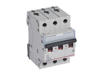 Wyłącznik nadprądowy S303 3P C 2A 6kA serii TX3 | 403538 Legrand