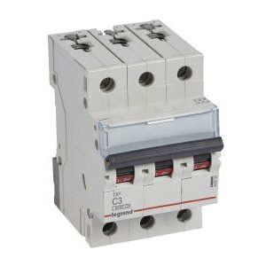 Wyłącznik nadprądowy S303 3P C 3A 6kA serii TX3 | 403539 Legrand Wyłącznik nadprądowy S303 3P C 3A 6kA serii TX3 | 403539 Legrand