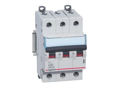 Wyłącznik nadprądowy S303 3P C 40A 6kA serii TX3 | 403549 Legrand
