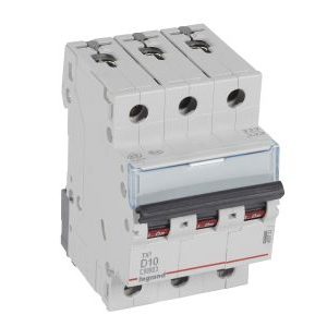 Wyłącznik nadprądowy S303 3P D 10A 6kA serii TX3 | 403753 Legrand Wyłącznik nadprądowy S303 3P D 10A 6kA serii TX3 | 403753 Legrand