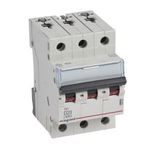 Wyłącznik nadprądowy S303 3P D 20A 6kA serii TX3 | 403756 Legrand Wyłącznik nadprądowy S303 3P D 20A 6kA serii TX3 | 403756 Legrand