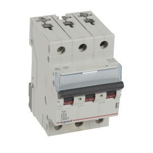 Wyłącznik nadprądowy S 303 3P D 3A 6000A serii TX3 | 403749 Legrand Wyłącznik nadprądowy S 303 3P D 3A 6000A serii TX3 | 403749 Legrand