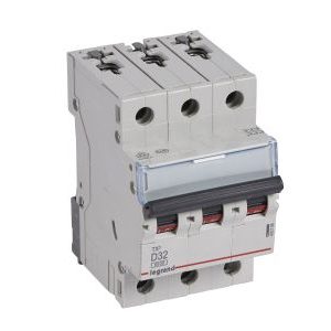 Wyłącznik nadprądowy S303 3P D 32A 6kA serii TX3 | 403758 Legrand Wyłącznik nadprądowy S303 3P D 32A 6kA serii TX3 | 403758 Legrand