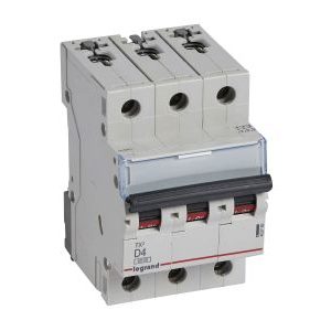 Wyłącznik nadprądowy S 303 3P D 4A 6000A serii TX3 | 403750 Legrand Wyłącznik nadprądowy S 303 3P D 4A 6000A serii TX3 | 403750 Legrand