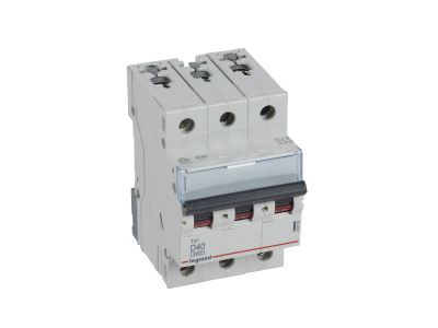 Wyłącznik nadprądowy S303 3P D 40A 6kA serii TX3 | 403759 Legrand
