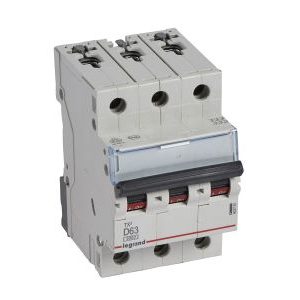 Wyłącznik nadprądowy S303 3P D 63A 6kA serii TX3 | 403761 Legrand Wyłącznik nadprądowy S303 3P D 63A 6kA serii TX3 | 403761 Legrand