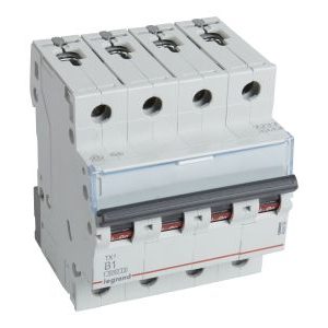 Wyłącznik nadprądowy S 304 4P B 1A 6000A serii TX3 | 403409 Legrand Wyłącznik nadprądowy S 304 4P B 1A 6000A serii TX3 | 403409 Legrand
