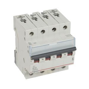 Wyłącznik nadprądowy S304 4P B 10A 6kA serii TX3 | 403415 Legrand Wyłącznik nadprądowy S304 4P B 10A 6kA serii TX3 | 403415 Legrand