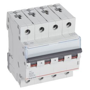 Wyłącznik nadprądowy S304 4P B 20A 6kA serii TX3 | 403418 Legrand Wyłącznik nadprądowy S304 4P B 20A 6kA serii TX3 | 403418 Legrand