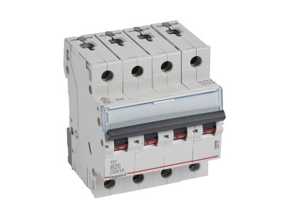Wyłącznik nadprądowy S304 4P B 25A 6kA serii TX3 | 403419 Legrand